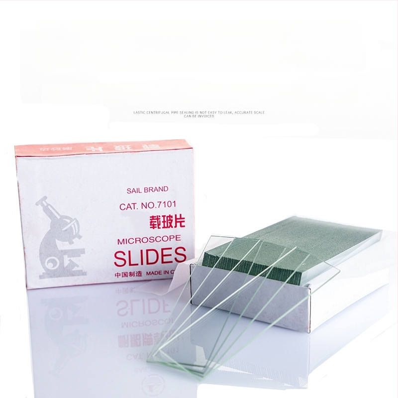 Sailboat 7101 stikliniai mikroskopiniai slaidai, skaidrūs, mikroskopijai