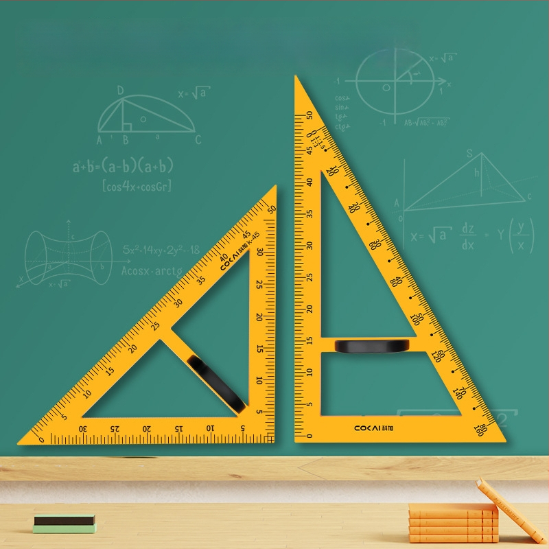 Mokymo magnetinis trikampis rinkinys – plastiko, modelis JXDCZ, prekinis ženklas Liangzhi, skirtas apskritimų braižymui lentos