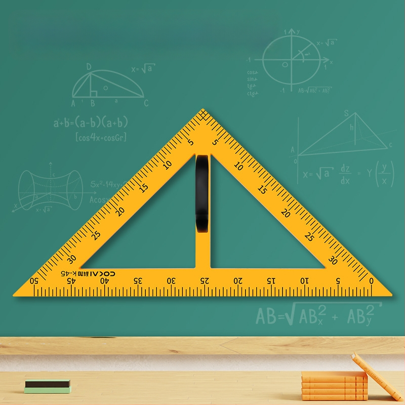 Mokymo magnetinis trikampis rinkinys – plastiko, modelis JXDCZ, prekinis ženklas Liangzhi, skirtas apskritimų braižymui lentos