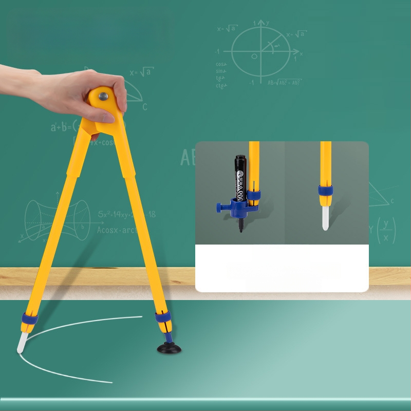 Mokymo magnetinis trikampis rinkinys – plastiko, modelis JXDCZ, prekinis ženklas Liangzhi, skirtas apskritimų braižymui lentos