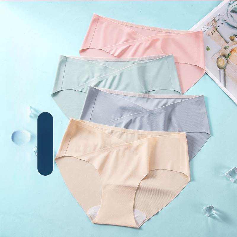 Bešuvju rasedate aluspesu madala talje, hingav, kiiresti kuivatav, intiimse piirkonna puuvillane vooder, Spandex/Lycra materjal