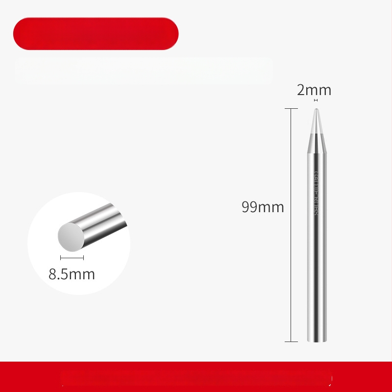 Be švino litavimo galvutė, aukštos galios serija, 80–1000W, oksidacijai atsparus vario pagrindas