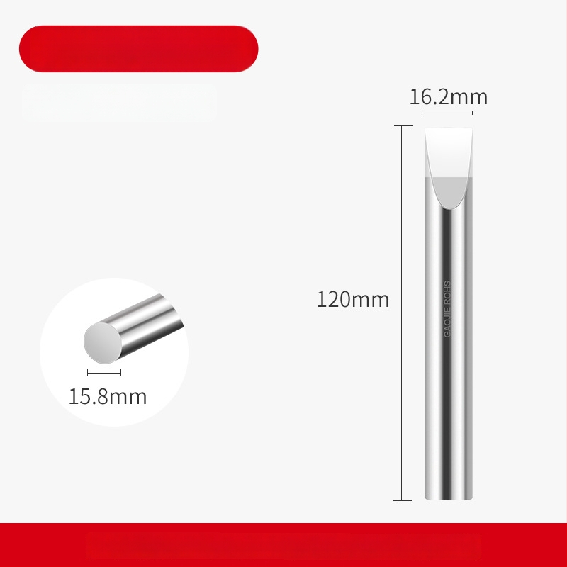 Be švino litavimo galvutė, aukštos galios serija, 80–1000W, oksidacijai atsparus vario pagrindas
