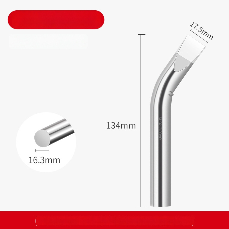 Be švino litavimo galvutė, aukštos galios serija, 80–1000W, oksidacijai atsparus vario pagrindas