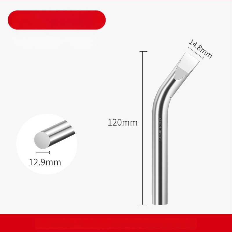 Be švino litavimo galvutė, aukštos galios serija, 80–1000W, oksidacijai atsparus vario pagrindas