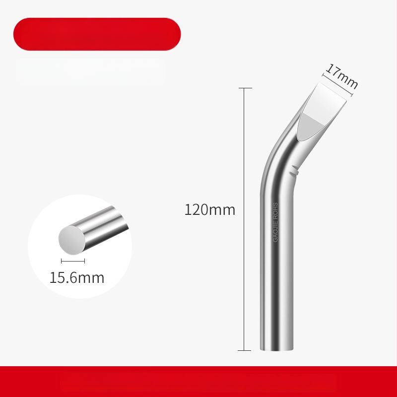 Be švino litavimo galvutė, aukštos galios serija, 80–1000W, oksidacijai atsparus vario pagrindas