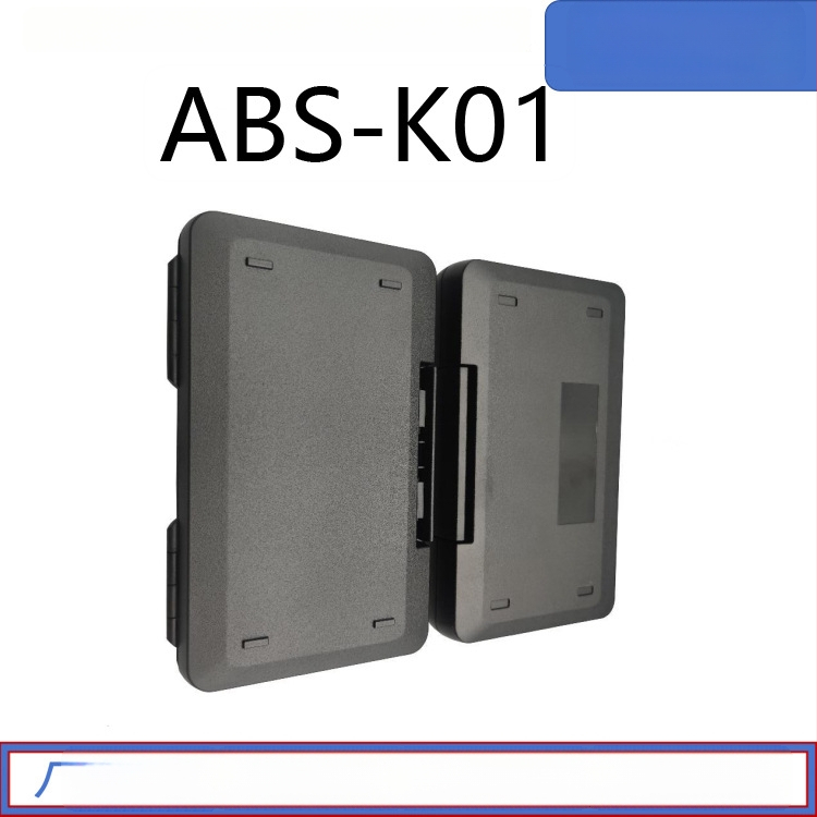 ABS plastiko dėklas įrankių organizavimui su dangteliu – pakuotės dėžutė, War shield prekinis ženklas, logotipo spausdinimas įmanomas