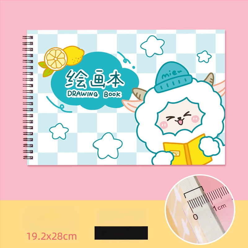 Joonistusraamat – armas jänes ja laisk kass, õpetaja preemia teema (Mudel: YH-A4 joonistusraamat; Kaane materjal: paber; Lintimine: vabalt lehed; Teksti materjal: visandipaber; Paberi tihedus: 150 g/m²; Ühik kaal: ~298 g; Märkus: märkmiku stiil: 2316990671