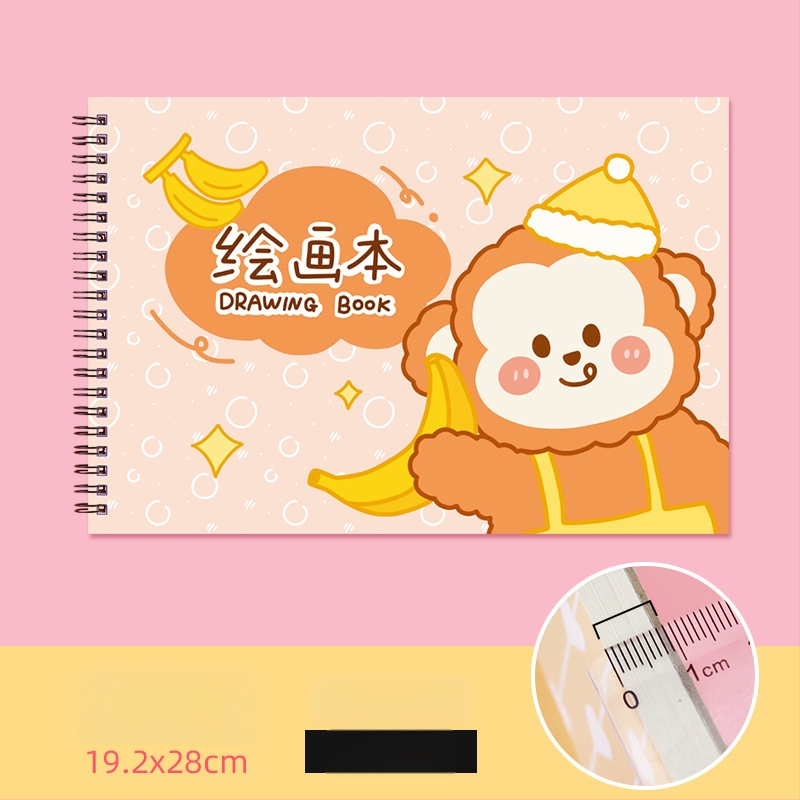 Joonistusraamat – armas jänes ja laisk kass, õpetaja preemia teema (Mudel: YH-A4 joonistusraamat; Kaane materjal: paber; Lintimine: vabalt lehed; Teksti materjal: visandipaber; Paberi tihedus: 150 g/m²; Ühik kaal: ~298 g; Märkus: märkmiku stiil: 2316990671