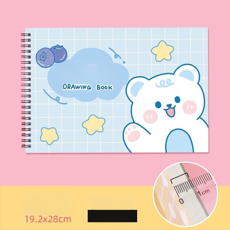 Joonistusraamat – armas jänes ja laisk kass, õpetaja preemia teema (Mudel: YH-A4 joonistusraamat; Kaane materjal: paber; Lintimine: vabalt lehed; Teksti materjal: visandipaber; Paberi tihedus: 150 g/m²; Ühik kaal: ~298 g; Märkus: märkmiku stiil: 2316990671