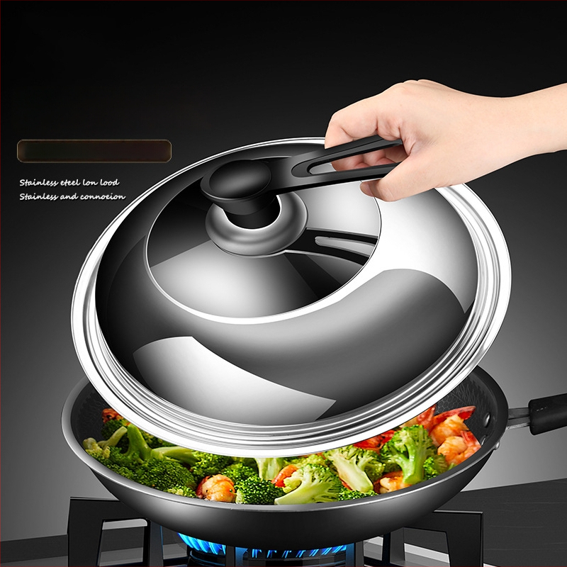 Nerūdijančio plieno puodo dangtis • Modelis: nerūdijančio plieno dangtis • Svoris: 0,4–0,6 kg • Prekės ženklas: AKL • Pritaikymas: Taip