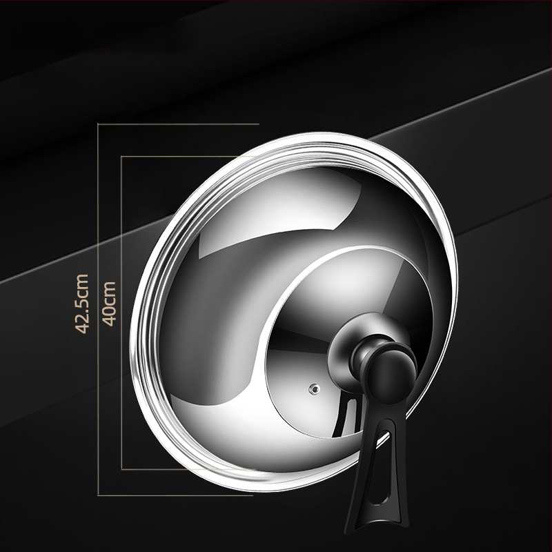 Nerūdijančio plieno puodo dangtis • Modelis: nerūdijančio plieno dangtis • Svoris: 0,4–0,6 kg • Prekės ženklas: AKL • Pritaikymas: Taip