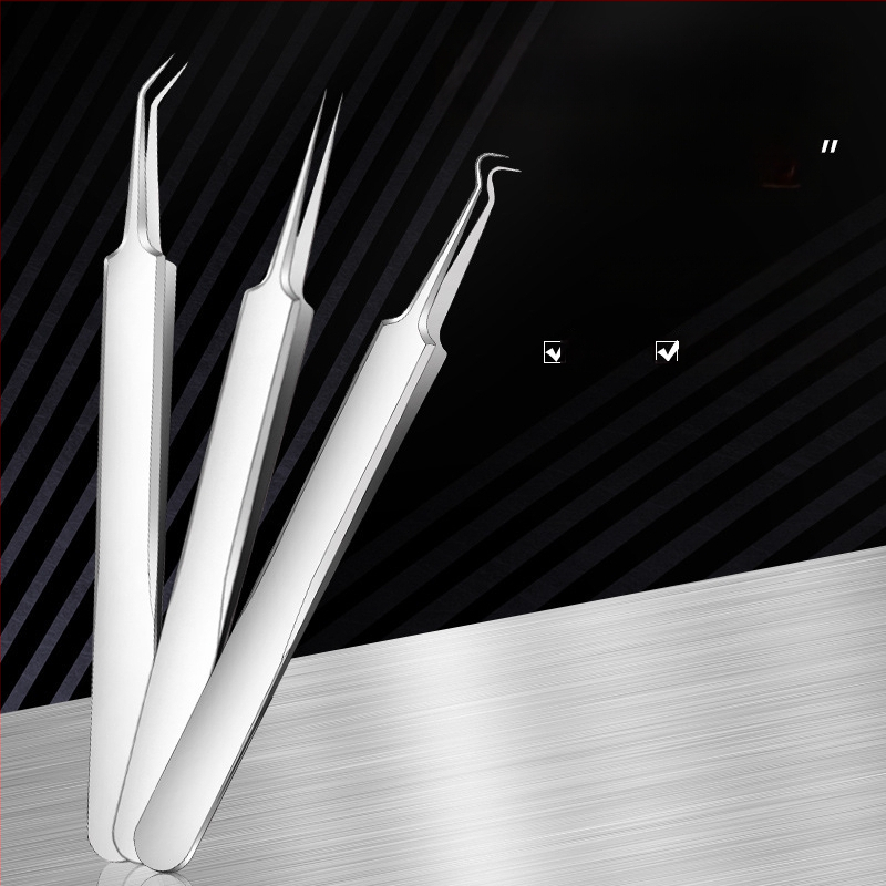 Ultra ašios spuogų adatos ir inkštirų klipas – nerūdijančio plieno