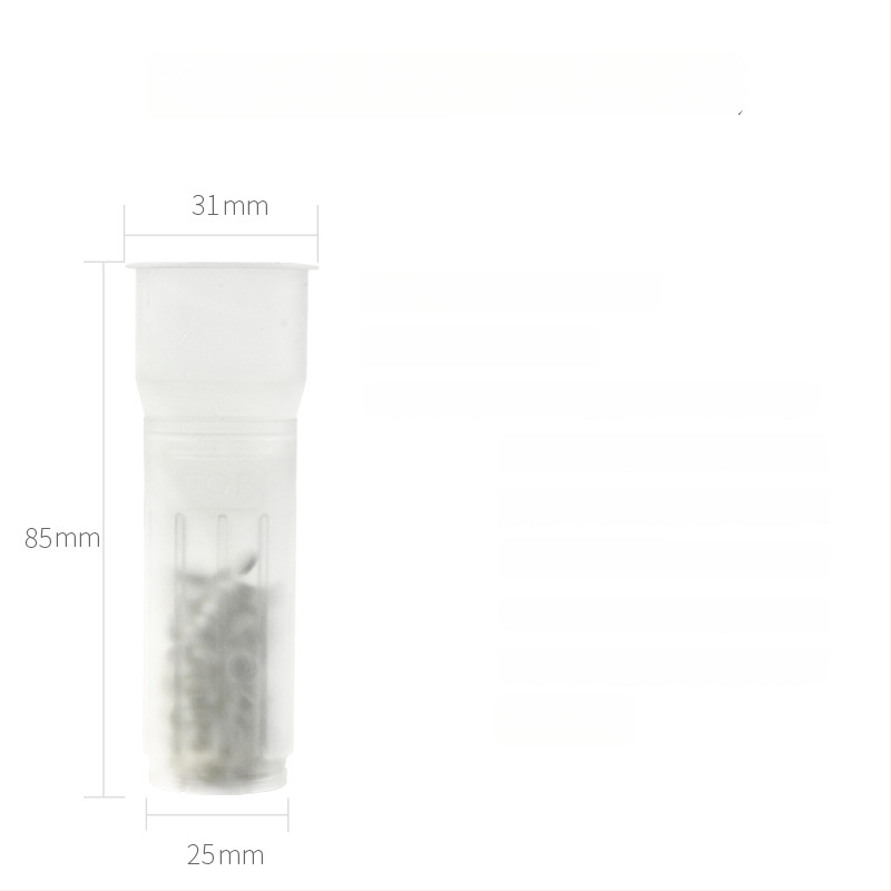 FOF skalės inhibicijos branduolys priekinio filtro elementui – be fosforo, talpa 5 g/10 g, centrinio skylės vieta priekinio filtro, skirtas namų vandens valymo įrenginiams