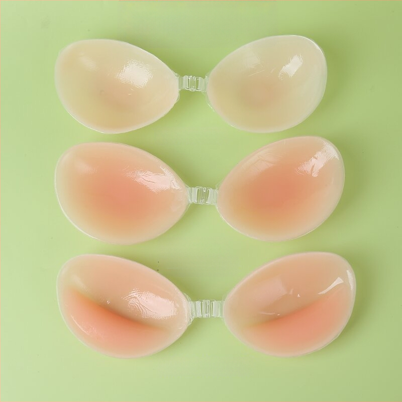 Silikono krūties pleistrai moterims, push-up efekts, nematomi, ploni, apvalūs, seksualus stilius