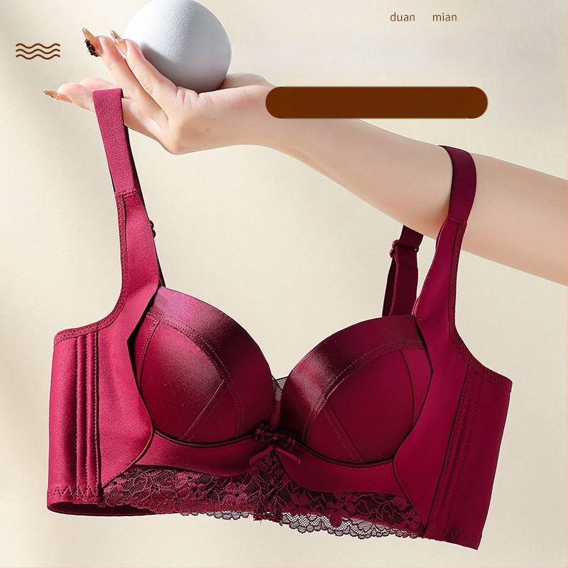 Liemenėlė moterims su mažuo biustu, nailonas, 3/4 kaušelis, Push-Up su šonine laikysena, reguliuojami dirželiai, nugaroje užsegimas su keturiais kabliukais