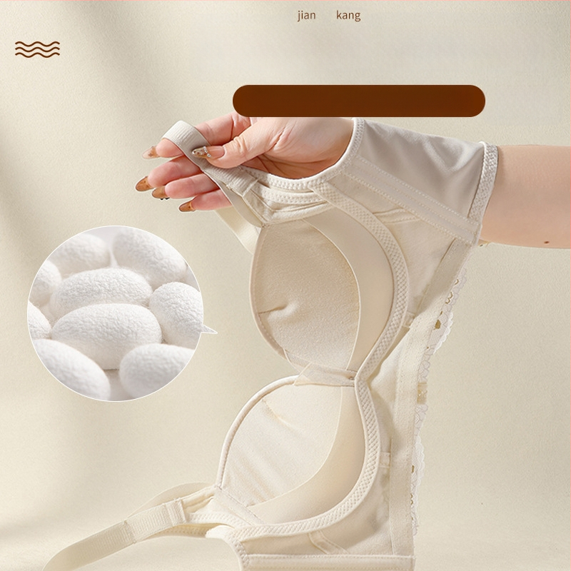 Liemenėlė moterims su mažuo biustu, nailonas, 3/4 kaušelis, Push-Up su šonine laikysena, reguliuojami dirželiai, nugaroje užsegimas su keturiais kabliukais