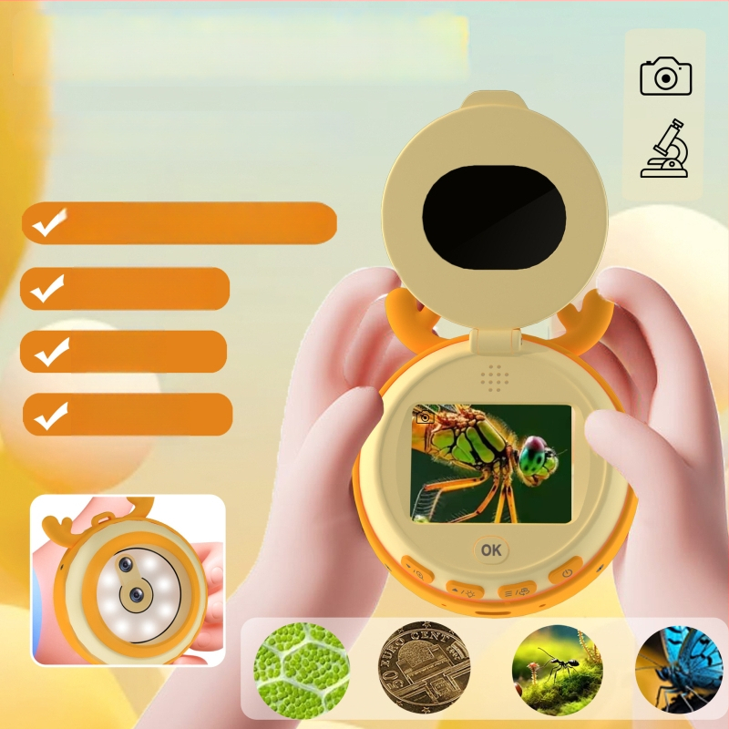 HM020F Laste digitaalne mikroskoop kaameraga – Teaduslikuks uuringuteks ja õppetööks mõeldud õppemäng