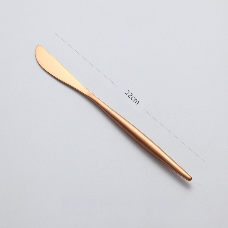 304 nerūdijančio plieno peilių, šakutė ir šaukštų rinkinys vakarietiškam stalui, šiuolaikinis minimalistinis stilius, Hemp wheel poliravimas