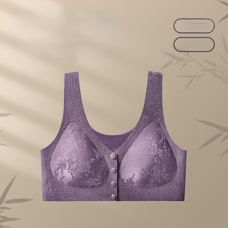 Destiny Year Motinystės liemenėlė be siūlių su priekinio užsegimo, 3/4 puodelis, nailonas, pakėlimo efektas, šoninis krūtinės valdymas