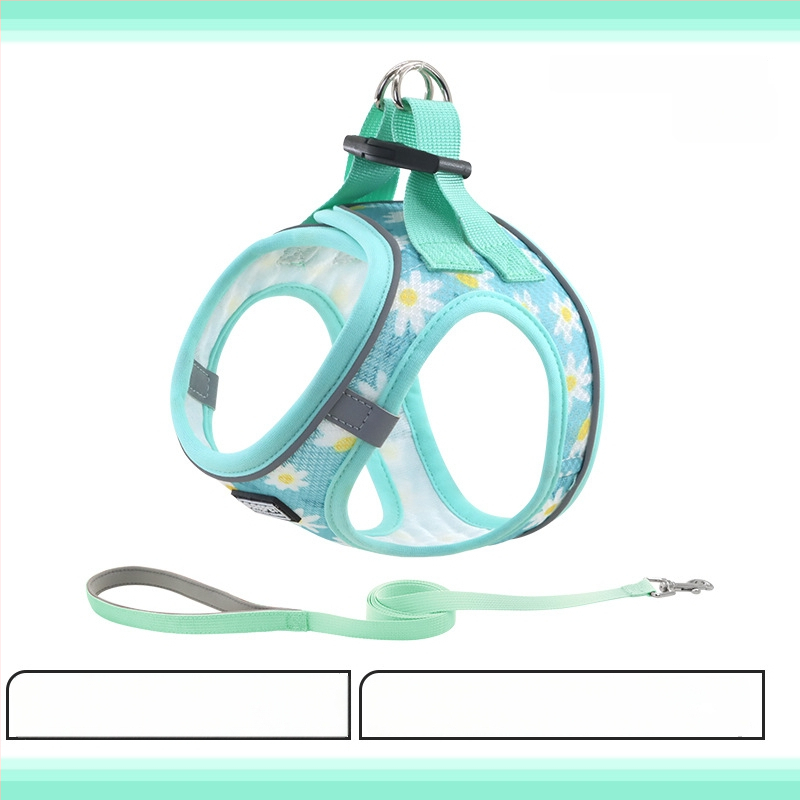 Šuns krūtinės diržas su atšvaitais, patogus, kvėpuojantis, atsparus lūžimui (Poliesteris; krūtinės diržas; neatsiskleidžia; 200 vnt.)