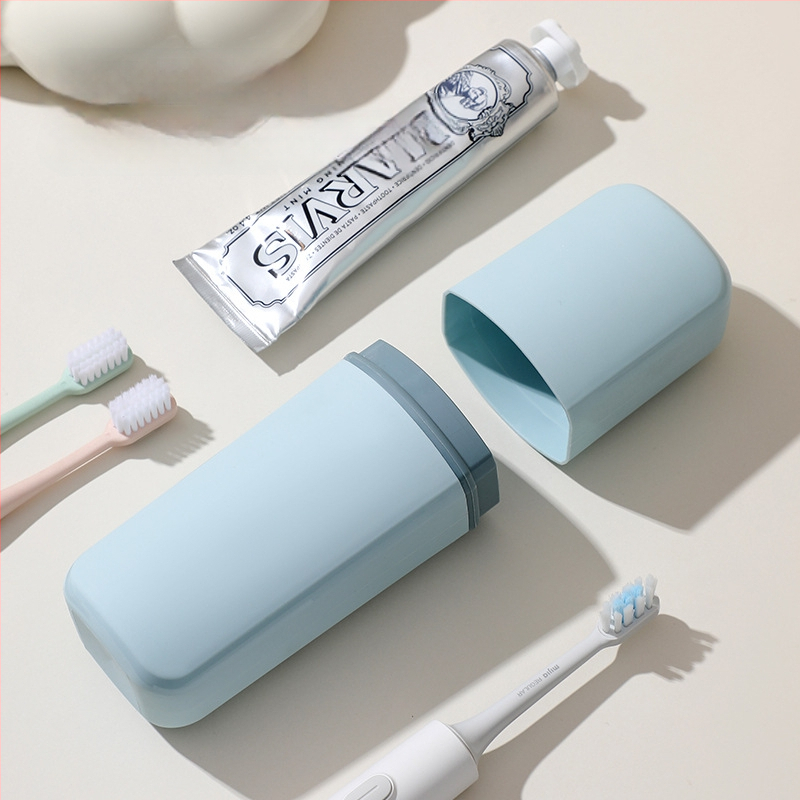 Dantų šepetėlių laikiklis su saugojimo funkcija – PP medžiaga, spausdintas logotipas, pakabinimo būdas: kiti metodai.