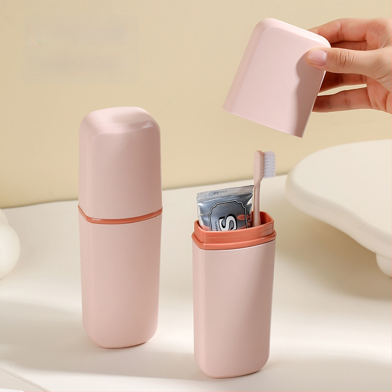 Dantų šepetėlių laikiklis su saugojimo funkcija – PP medžiaga, spausdintas logotipas, pakabinimo būdas: kiti metodai.