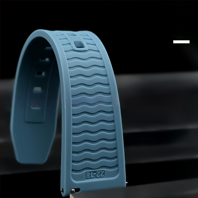 šķidrā silikona pulksteņa siksna Omega Seamaster 300, ātra atvienošana, putekļu izturība, universāla piestiprināšana — Cheung Kei