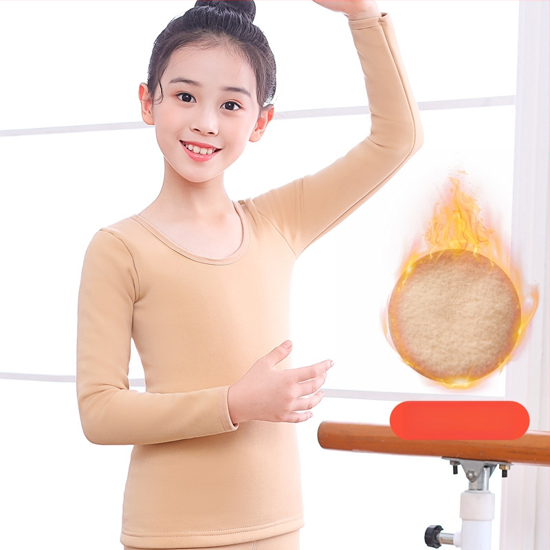 Vaikų lotynų šokių apranga, su fleece pamušalu, nailono audinys 88%, žiemos sezonas