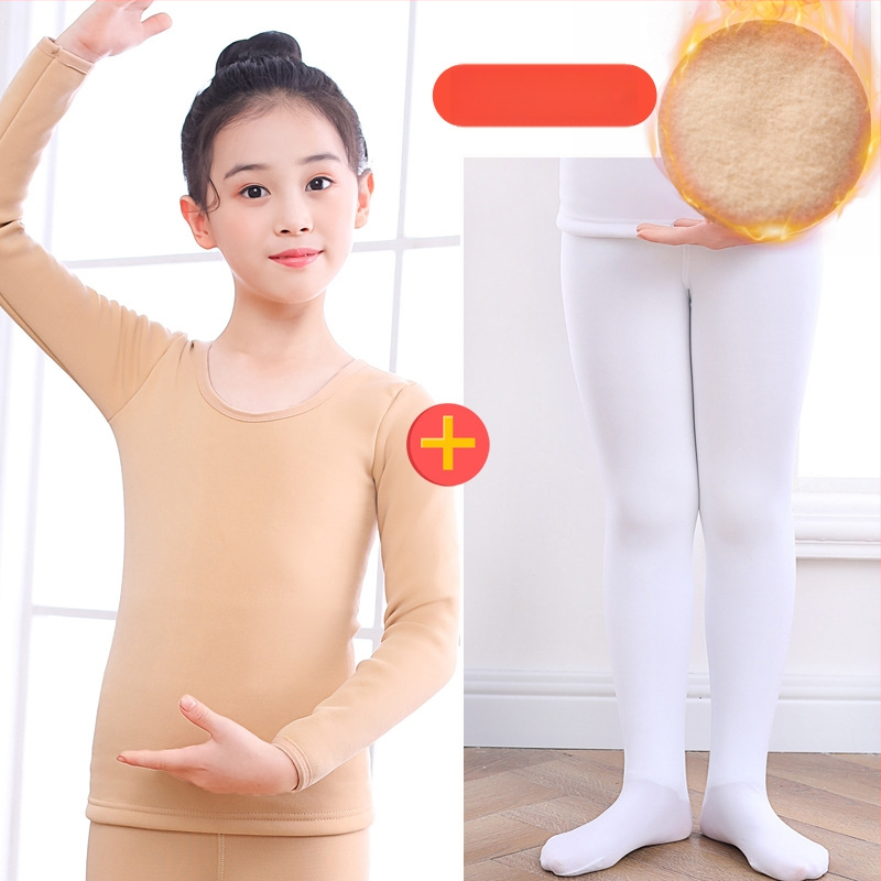 Vaikų lotynų šokių apranga, su fleece pamušalu, nailono audinys 88%, žiemos sezonas