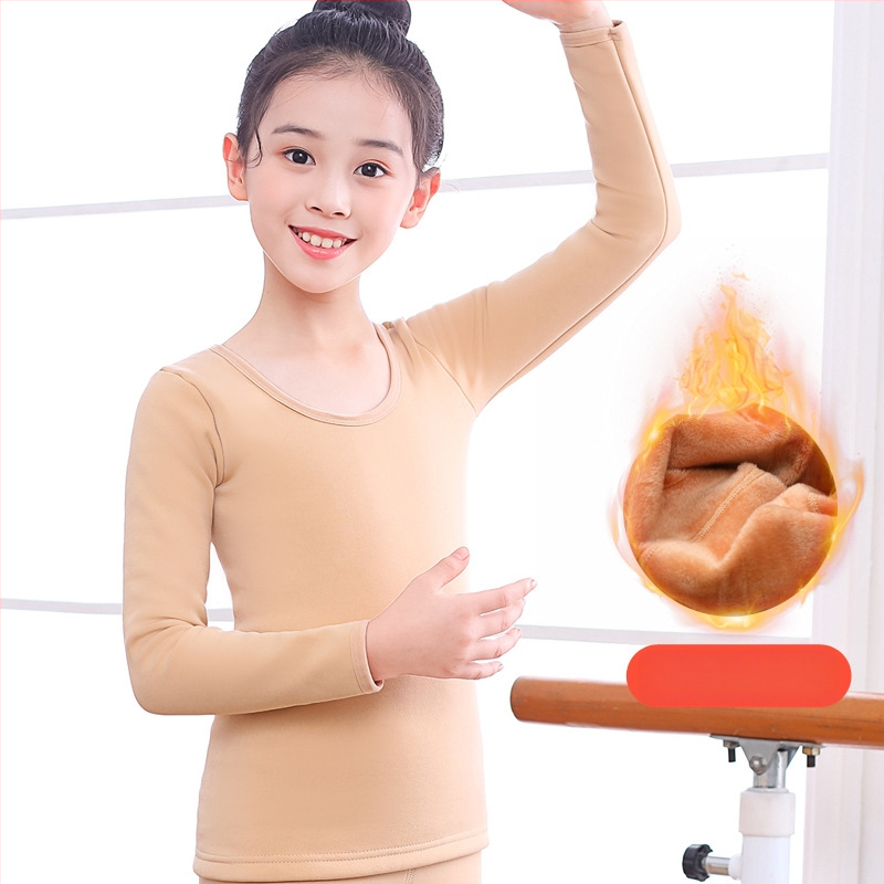 Vaikų lotynų šokių apranga, su fleece pamušalu, nailono audinys 88%, žiemos sezonas