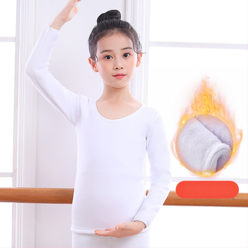 Vaikų lotynų šokių apranga, su fleece pamušalu, nailono audinys 88%, žiemos sezonas