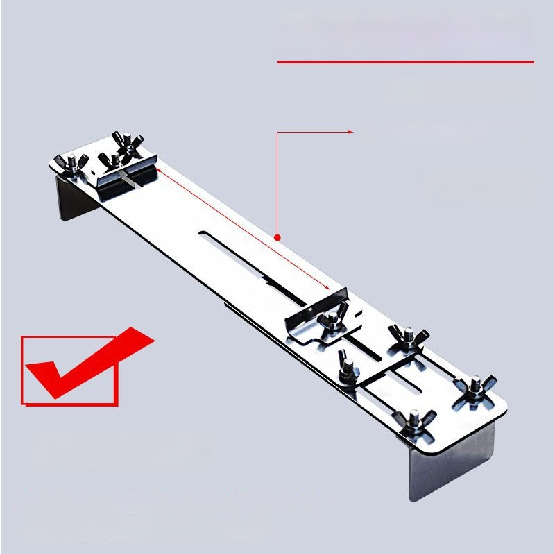 Nerūdijančio plieno peilių šlifavimo laikiklis su pagrindu šlifuokliams, reguliuojamas, tvirtas, ypač stora konstrukcija