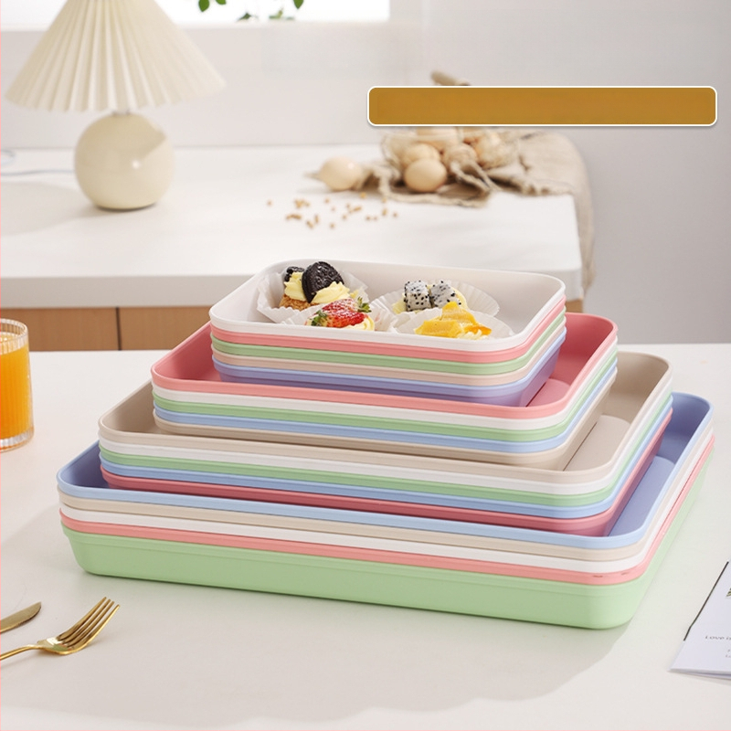 PP Nordic kvadratinis padėklas serviravimui, vienos spalvos dizainas, arbatai ir kavai, su logotipu