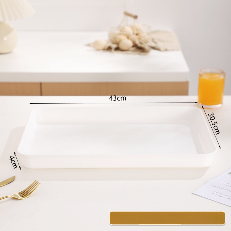 PP Nordic kvadratinis padėklas serviravimui, vienos spalvos dizainas, arbatai ir kavai, su logotipu