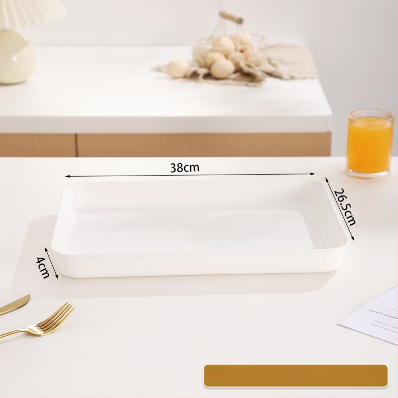 PP Nordic kvadratinis padėklas serviravimui, vienos spalvos dizainas, arbatai ir kavai, su logotipu