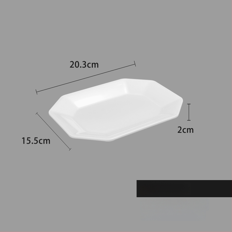 Melaminė lėkštė, kvadratinė forma, šiuolaikinio minimalistinio stiliaus (Medžiaga: Melaminas; Forma: Kvadratinė; Stilius: Šiuolaikinis Minimalizmas; Mikrobangų krosnelė: Nėra prieinama; Logotipo spausdinimas: Įmanoma)