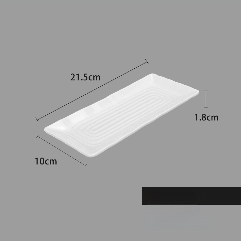 Melaminė lėkštė, kvadratinė forma, šiuolaikinio minimalistinio stiliaus (Medžiaga: Melaminas; Forma: Kvadratinė; Stilius: Šiuolaikinis Minimalizmas; Mikrobangų krosnelė: Nėra prieinama; Logotipo spausdinimas: Įmanoma)