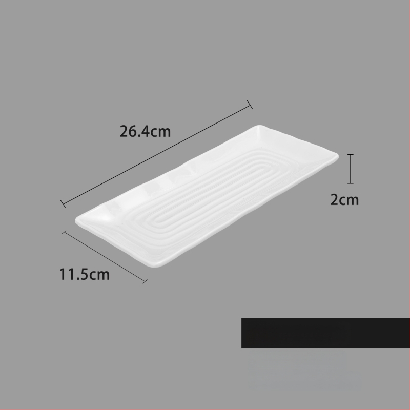 Melaminė lėkštė, kvadratinė forma, šiuolaikinio minimalistinio stiliaus (Medžiaga: Melaminas; Forma: Kvadratinė; Stilius: Šiuolaikinis Minimalizmas; Mikrobangų krosnelė: Nėra prieinama; Logotipo spausdinimas: Įmanoma)