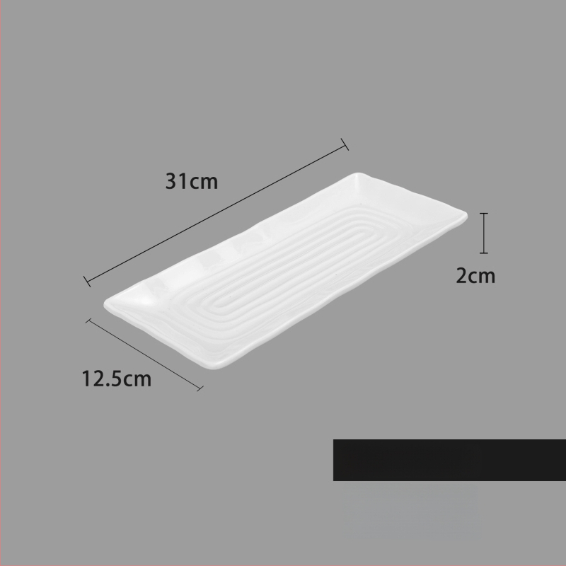 Melaminė lėkštė, kvadratinė forma, šiuolaikinio minimalistinio stiliaus (Medžiaga: Melaminas; Forma: Kvadratinė; Stilius: Šiuolaikinis Minimalizmas; Mikrobangų krosnelė: Nėra prieinama; Logotipo spausdinimas: Įmanoma)