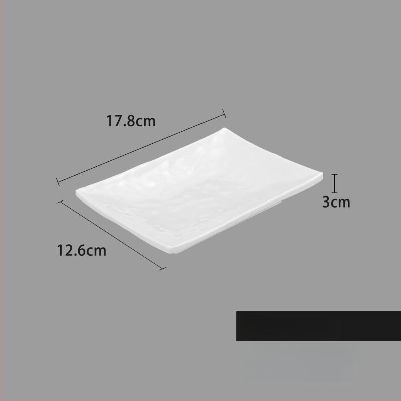 Melaminė lėkštė, kvadratinė forma, šiuolaikinio minimalistinio stiliaus (Medžiaga: Melaminas; Forma: Kvadratinė; Stilius: Šiuolaikinis Minimalizmas; Mikrobangų krosnelė: Nėra prieinama; Logotipo spausdinimas: Įmanoma)
