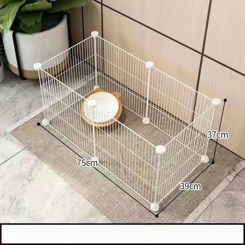 Mažų naminių gyvūnėlių vielos tinklo narvas su moduliniais paneliais – anti pabėgimui