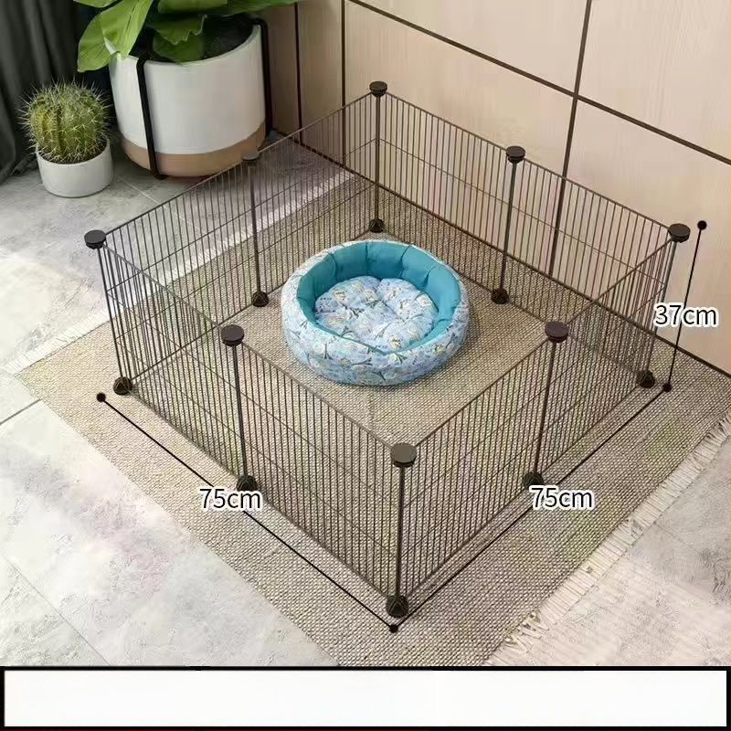 Mažų naminių gyvūnėlių vielos tinklo narvas su moduliniais paneliais – anti pabėgimui