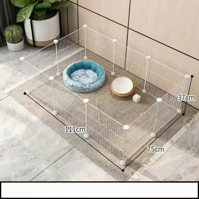 Mažų naminių gyvūnėlių vielos tinklo narvas su moduliniais paneliais – anti pabėgimui