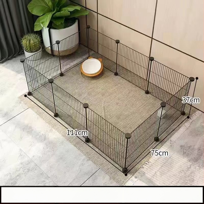 Mažų naminių gyvūnėlių vielos tinklo narvas su moduliniais paneliais – anti pabėgimui