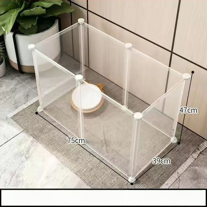 Mažų naminių gyvūnėlių vielos tinklo narvas su moduliniais paneliais – anti pabėgimui