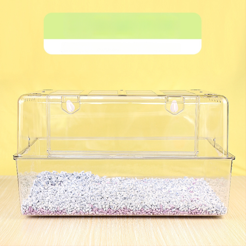 Skaidrus plastikinis hamsterio narvas