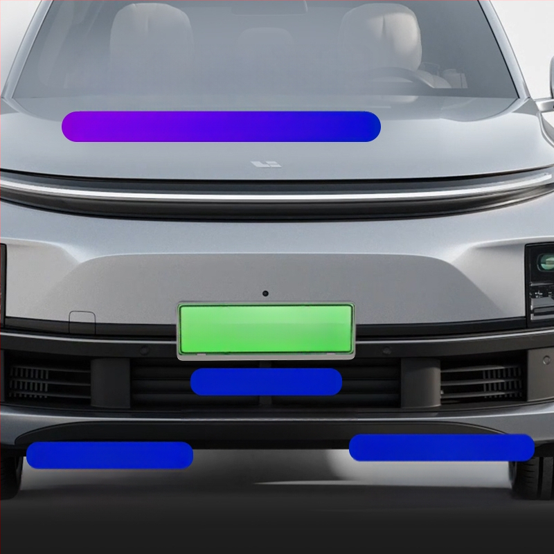 Alumiinium-magneesiumist numbrimount uusenergia sõidukitele; universaalne sobivus