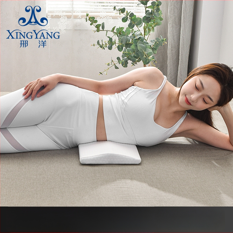 Juosmens palaikymo pagalvė su Memory Cotton užpildais, poliesterio užvalkalas, vieno spalvos modelis, siuvinėjimas/spausdinimas siuvimas