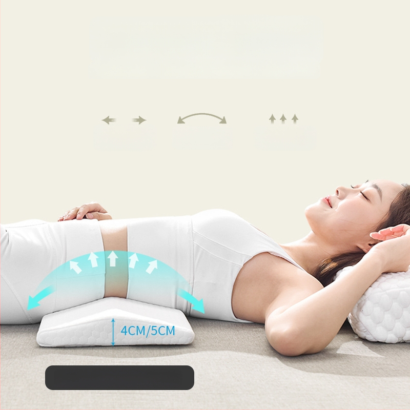 Juosmens palaikymo pagalvė su Memory Cotton užpildais, poliesterio užvalkalas, vieno spalvos modelis, siuvinėjimas/spausdinimas siuvimas